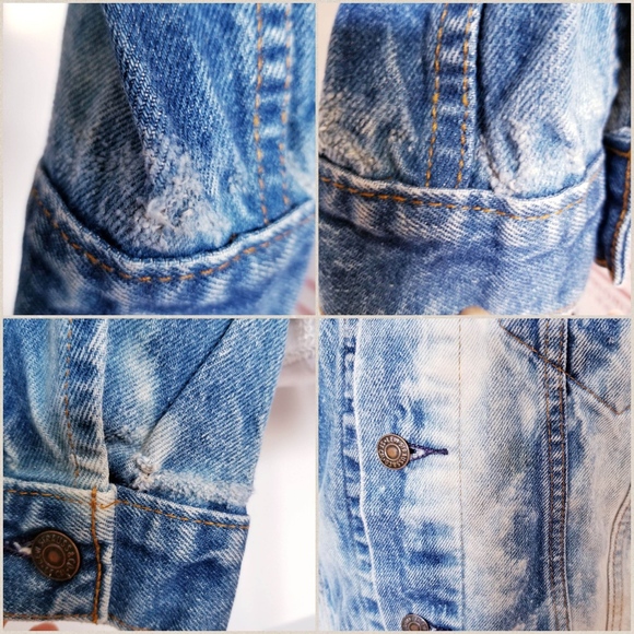 Levi's Trucker Jacket 80s Unicorn Rainbow Painted - Picture 7 of 8